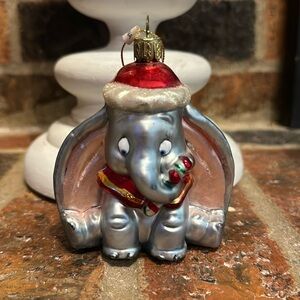 Disney Dumbo Christmas Glass Blown Ornament